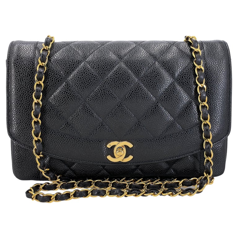 Chanel Vintage Black Medium Flap - 50 For Sale on 1stDibs