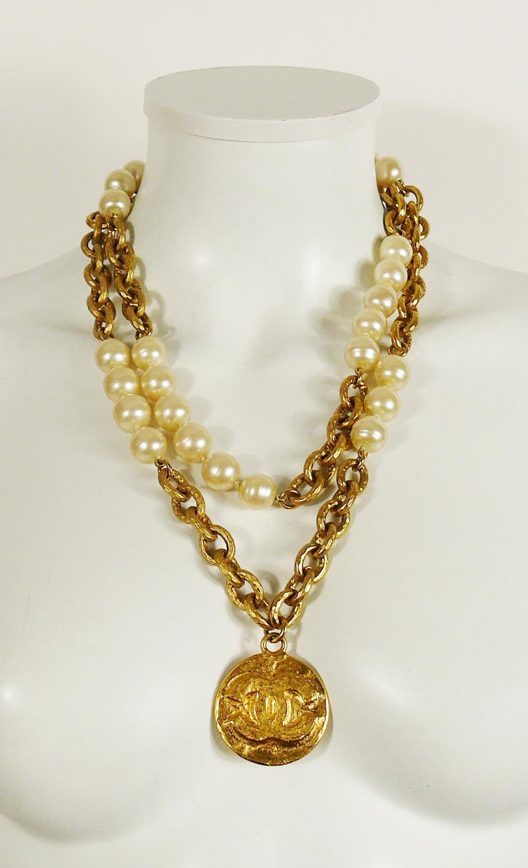 Chunky chanel necklace clearance