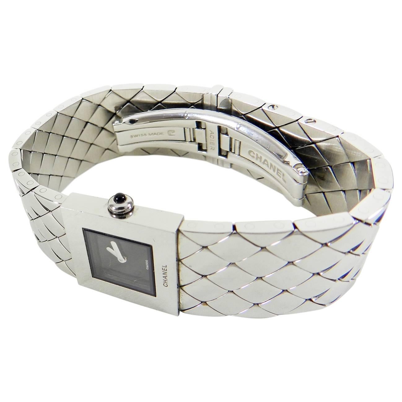 chanel matelasse watch