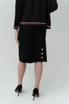 Chanel Vintage 1994 94P Black skirt