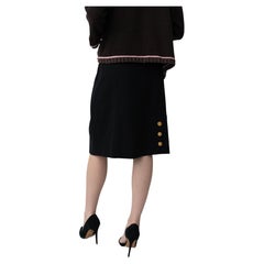 Chanel Vintage 1994 94P Black skirt