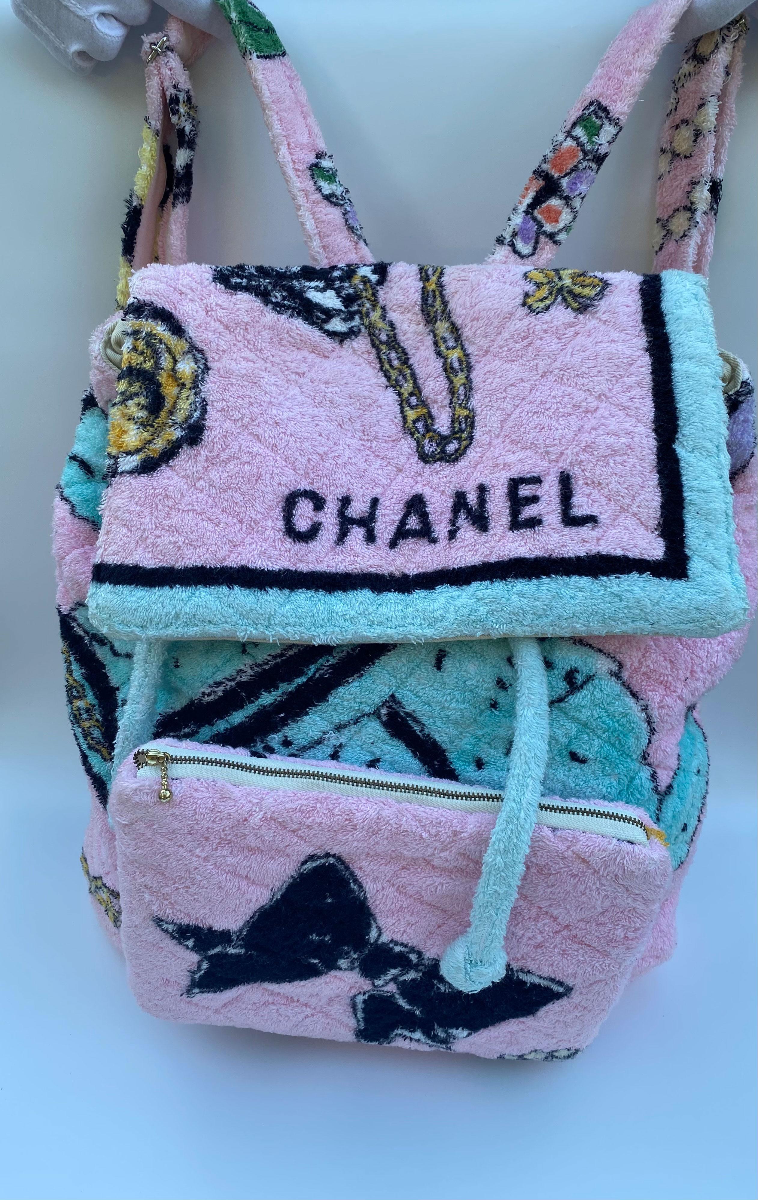 chanel towel bag vintage