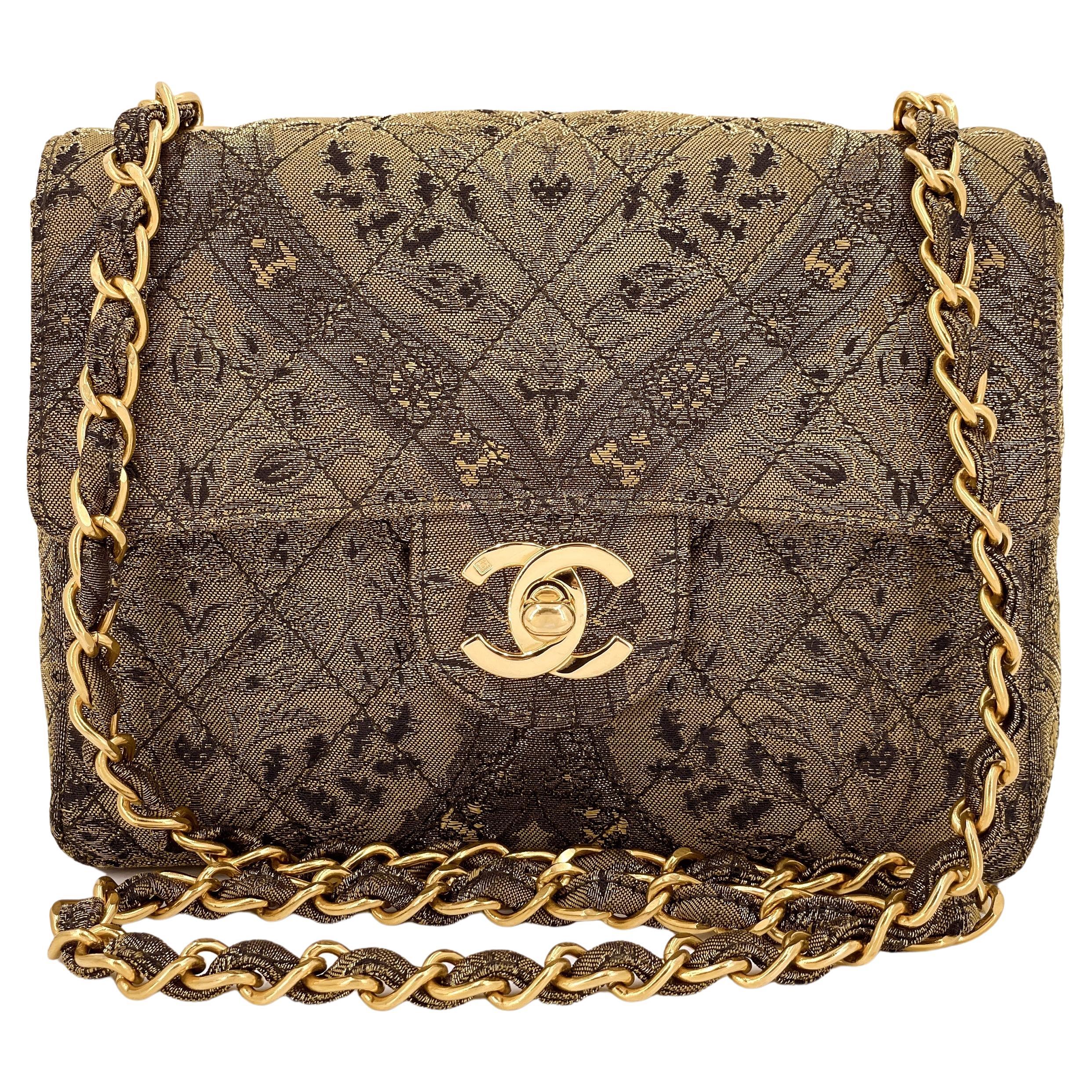 Vintage Classic Mini Square Chanel - 14 For Sale on 1stDibs  chanel  vintage square classic single flap bag quilted suede mini