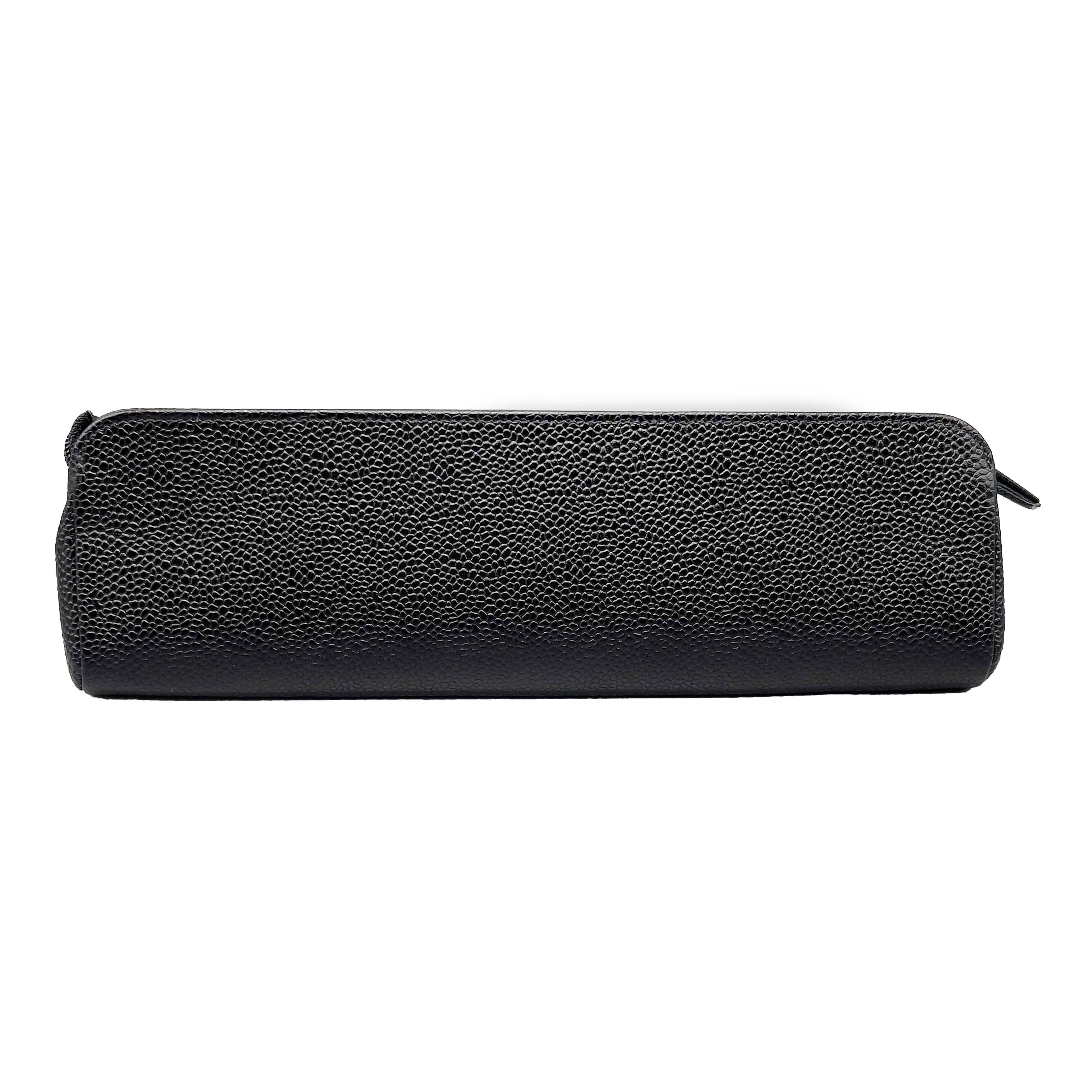 CHANEL - Vintage 1996 Black Pencil Case / Pouch - Caviar Leather / CC Logo Gold

Description

This late 90's vintage Chanel pencil case comes in a slim black model, and is made of caviar leather with the iconic interlocking CC logo in gold-tone