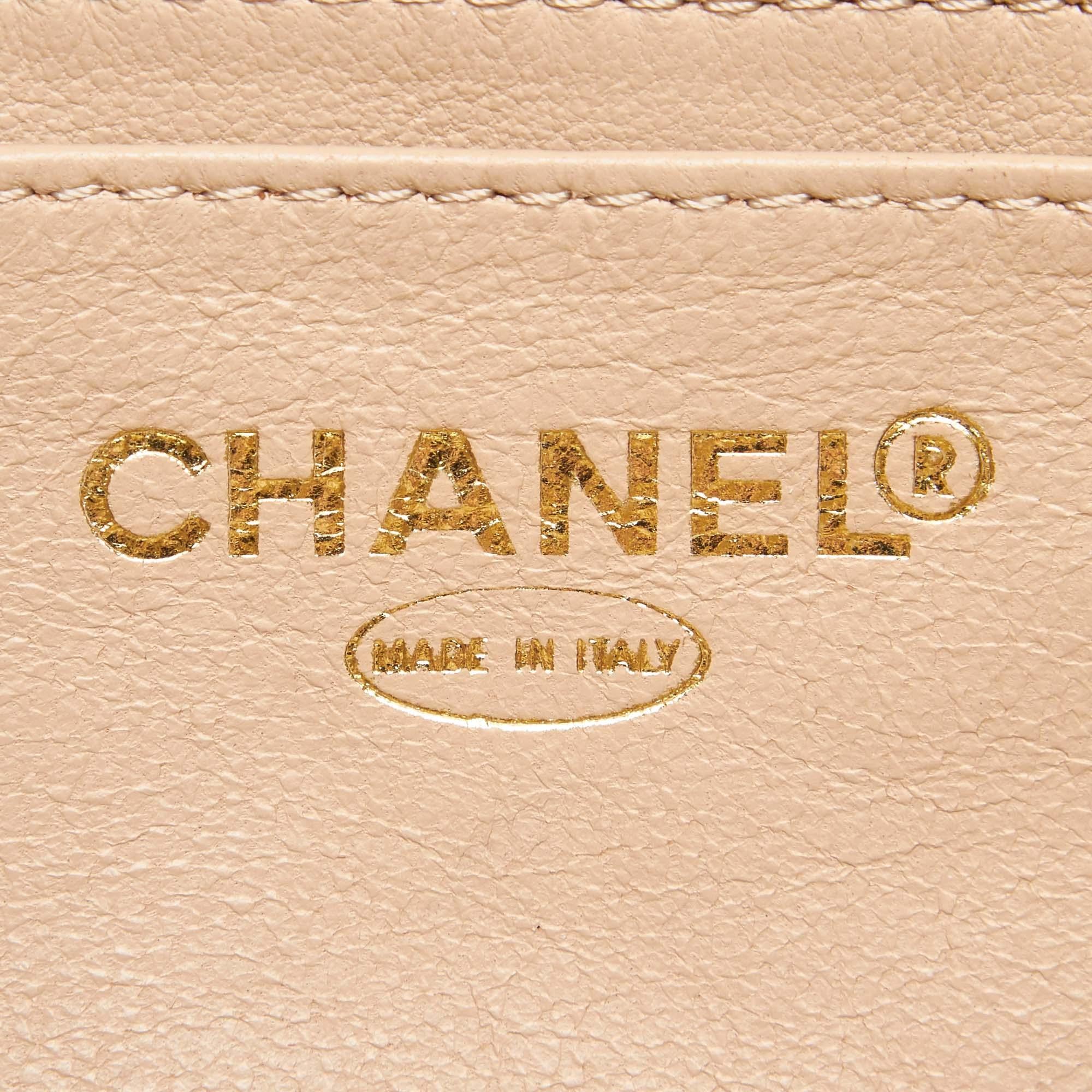 Chanel Vintage 2000 Beige Tweed Convertible 3 in 1 Crossbody Bag 4