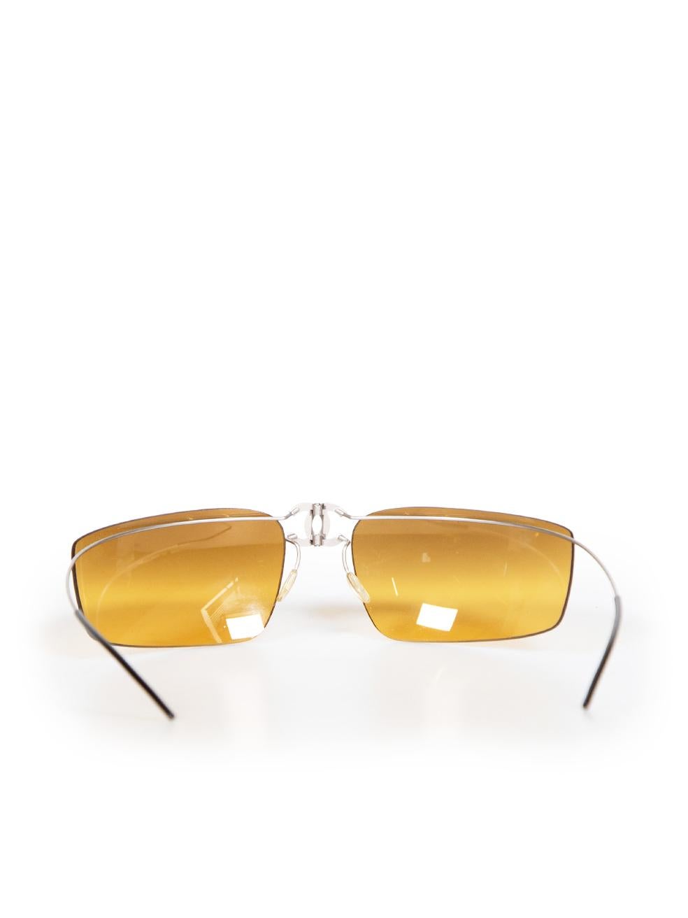 Beige Chanel Vintage 2000‚'s Brown CC Sunglasses