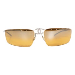 Chanel Vintage 2000‚'s Brown CC Sunglasses