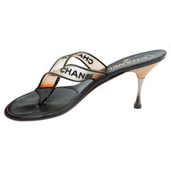 Chanel Vintage 2000's Chanel Rubber Thong Sandals
