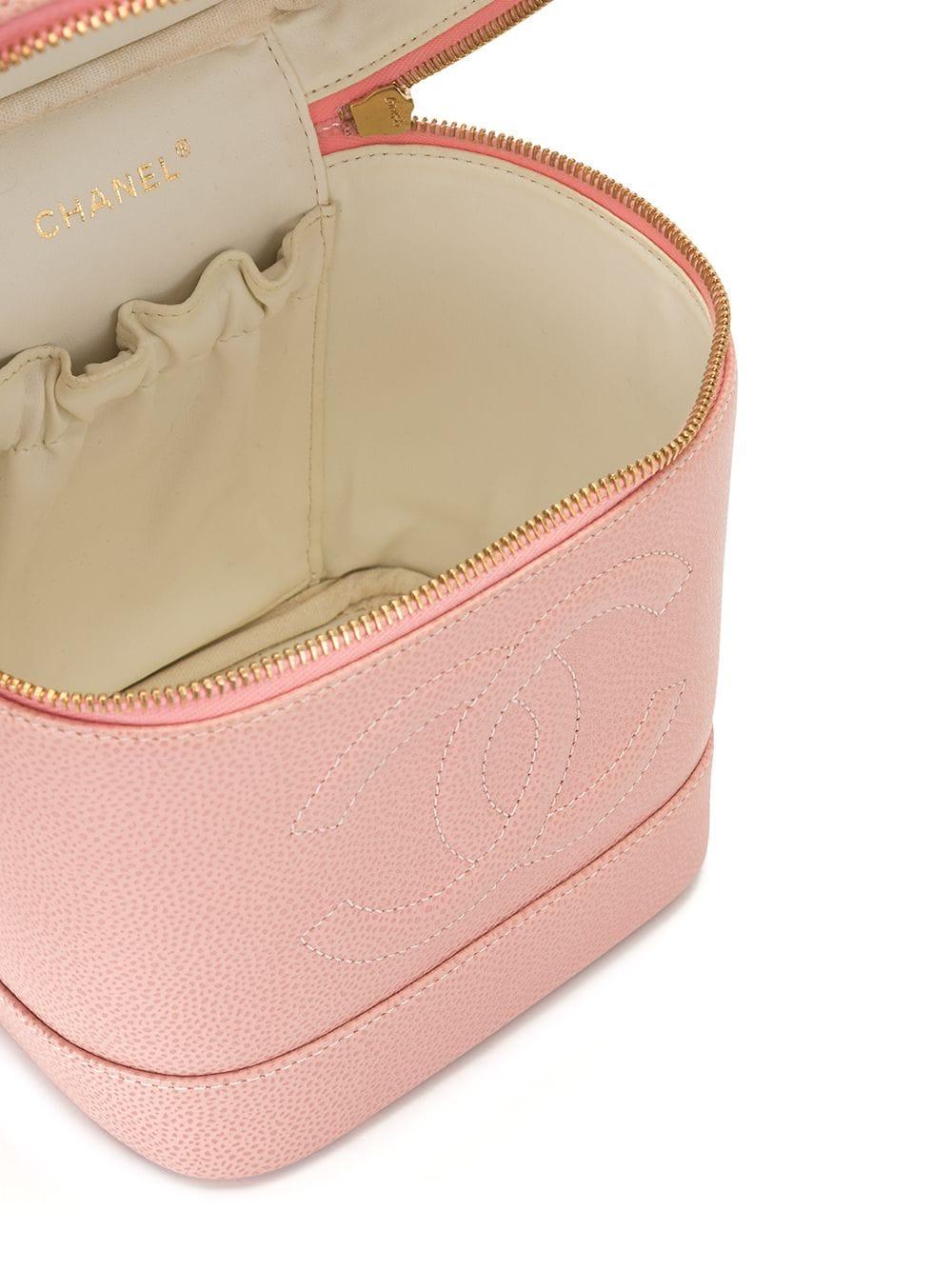 Chanel Chanel Vintage 2004 CC Rosa Kaviar Top Handle Clutch (Pink)