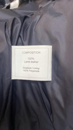 Chanel Vintage 2010 Biker Leather Jacket Sz.40