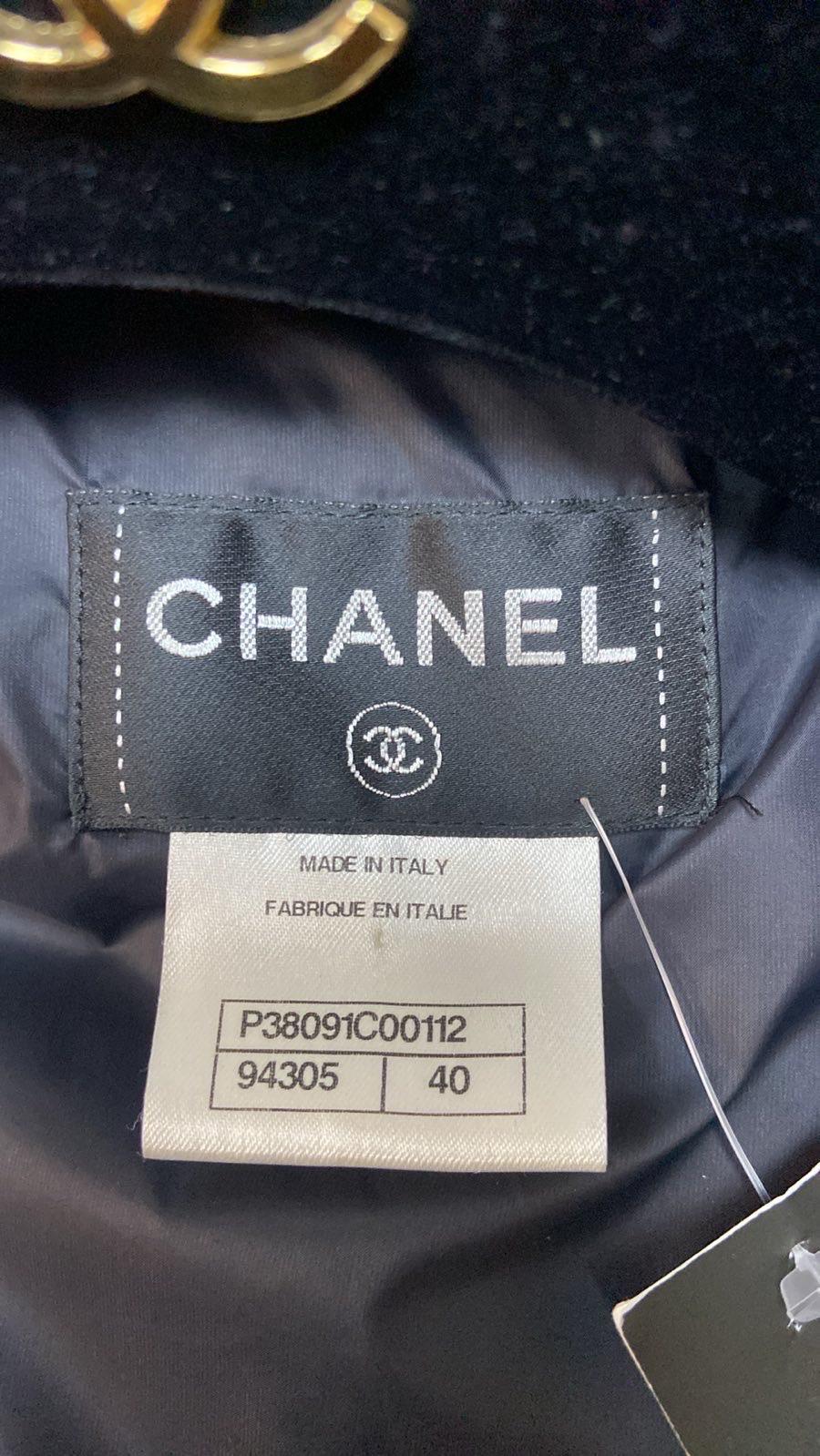 Chanel Vintage 2010 Veste de motard Sz.40 Pour femmes en vente