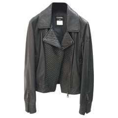Chaqueta motera Chanel Vintage 2010 Sz.40