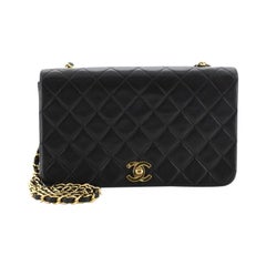 Chanel Vintage 3 Way Full Flap Bag Quilted Lambskin Small