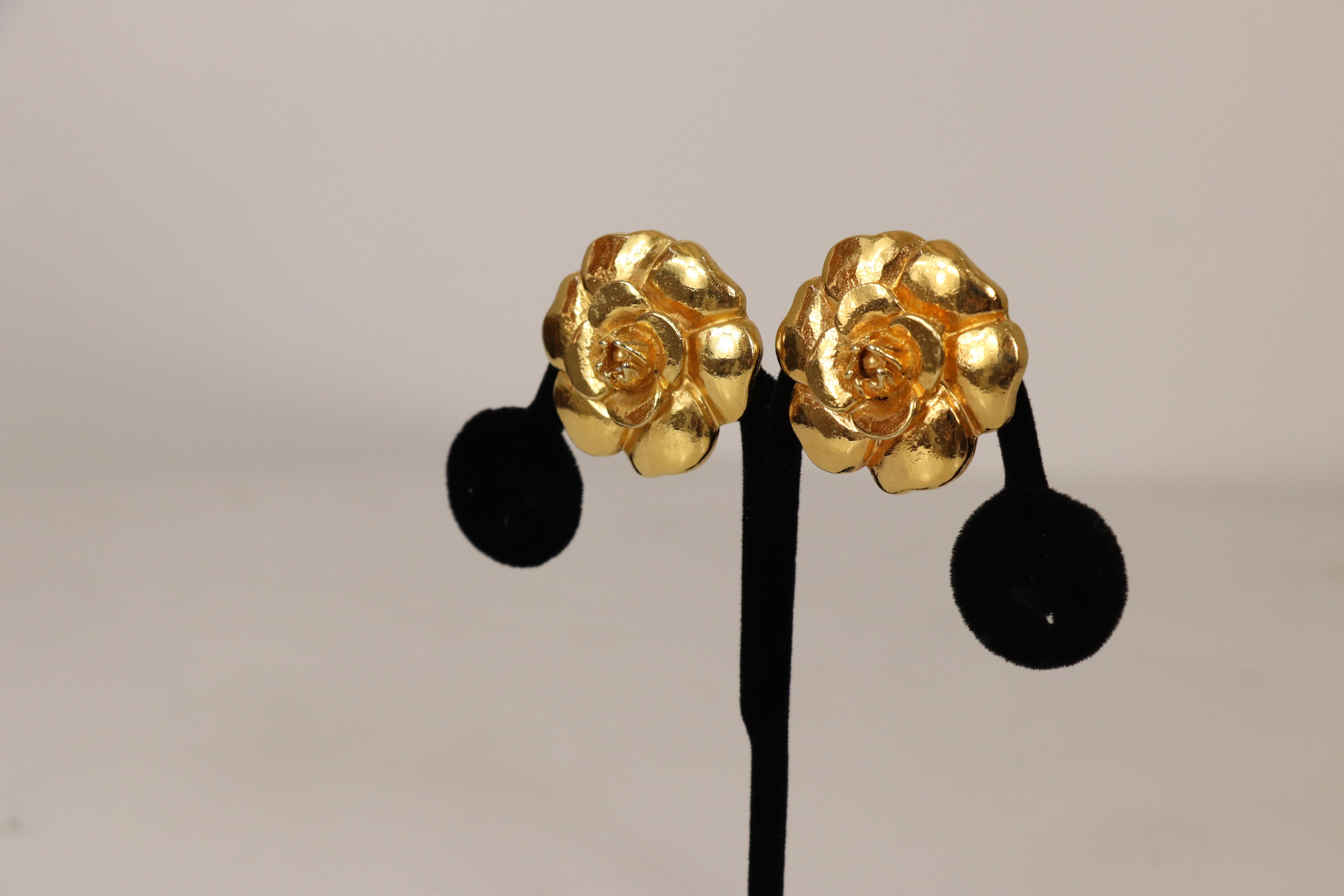 chanel camellia earrings price