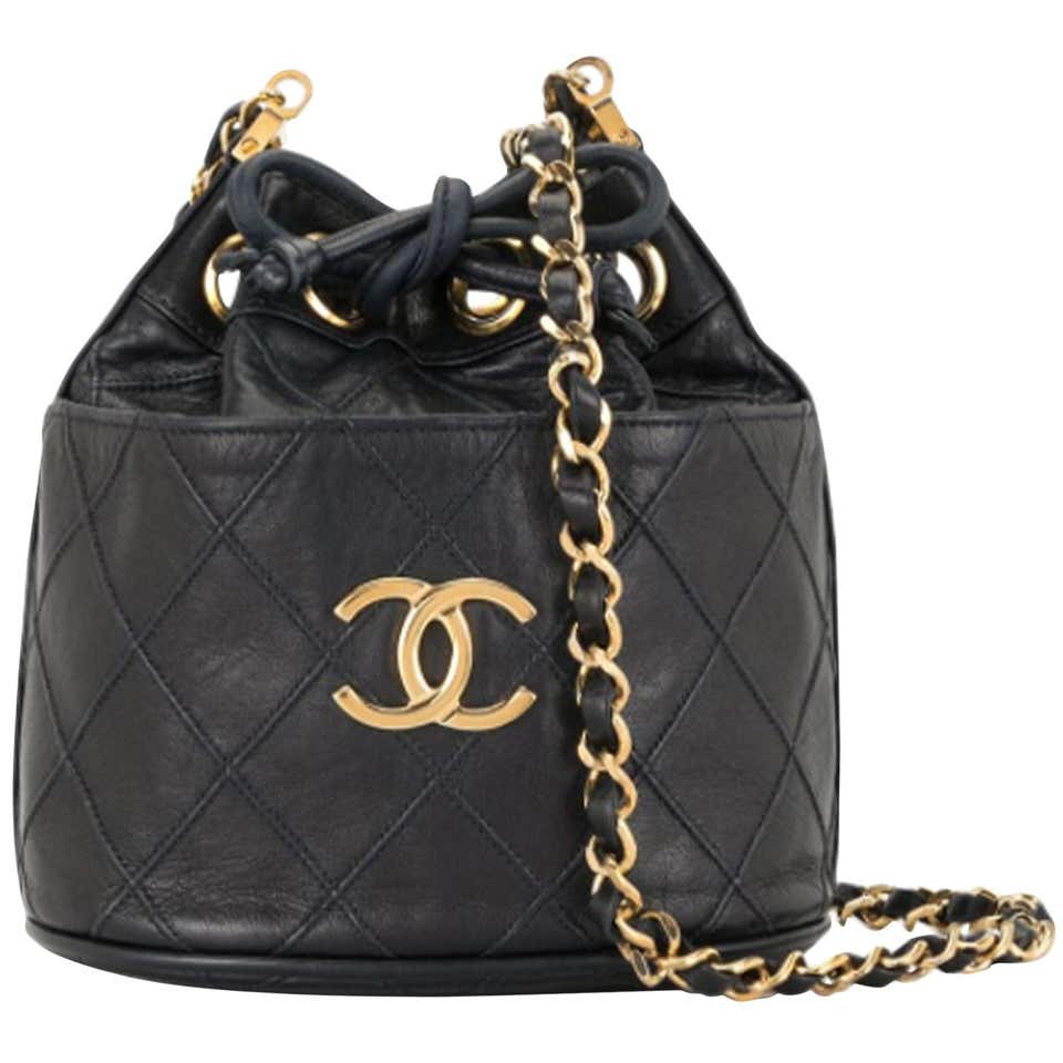 Chanel Drawstring Bucket Bag - 54 For Sale on 1stDibs | chanel bucket ...