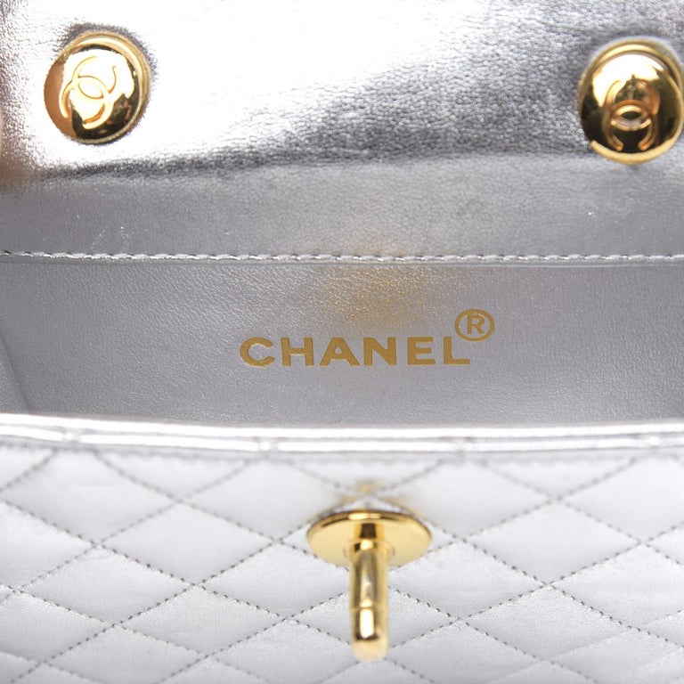 Chanel vintage 90's mini flap bag with Swarovski crystals – slashKnots