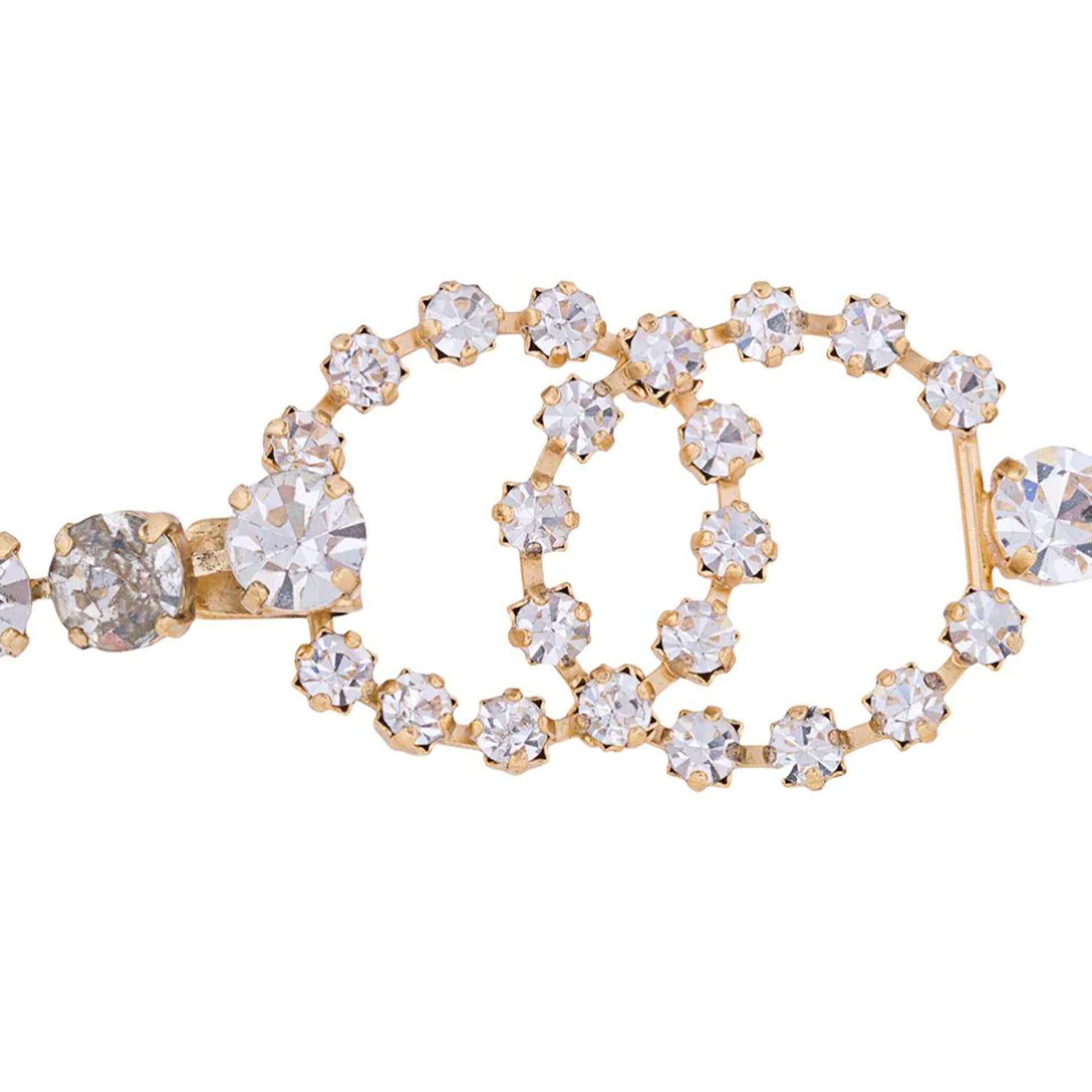Grigio Cintura Chanel vintage anni '90 con strass CC Diamond in vendita