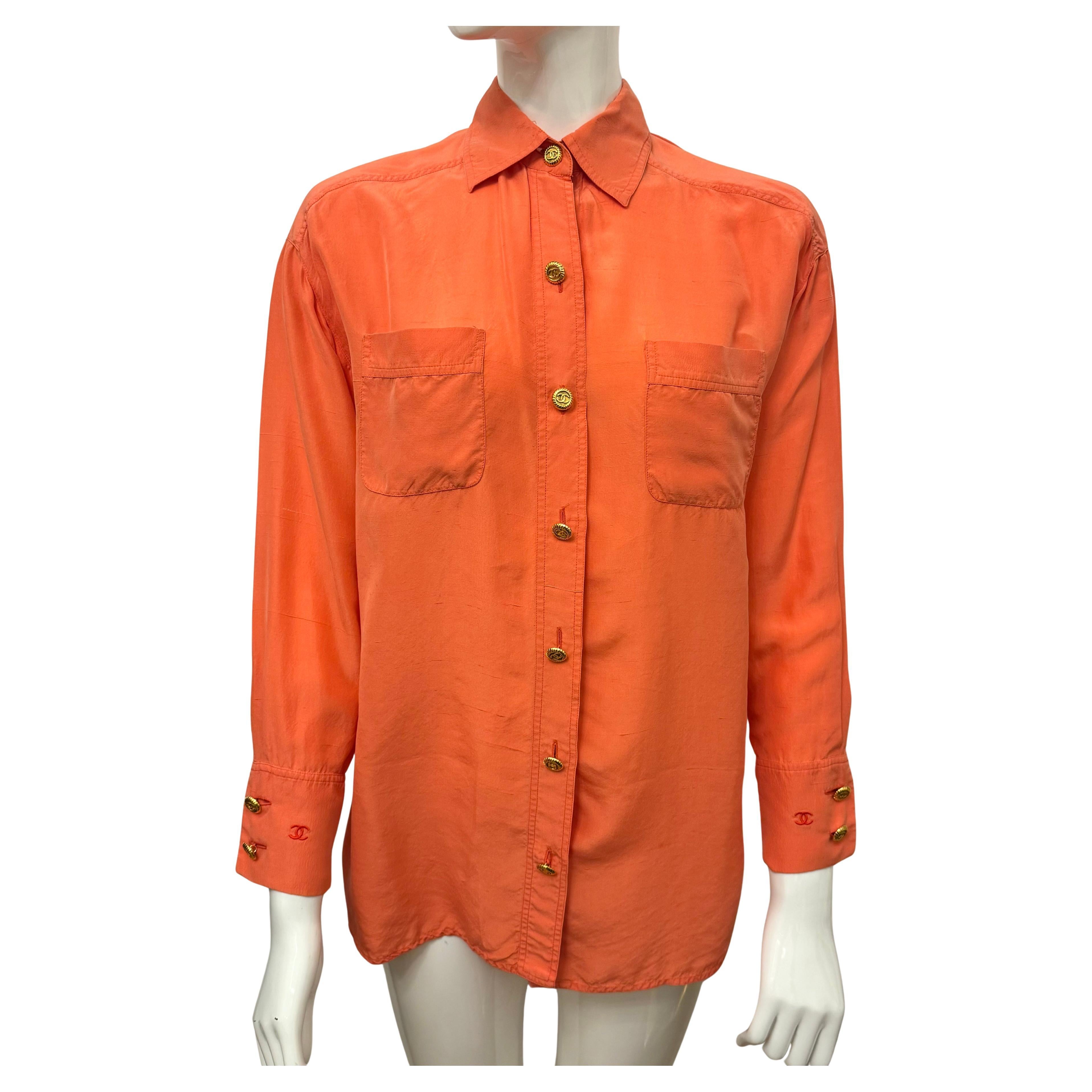 Chanel vintage 90’s silk shirt
