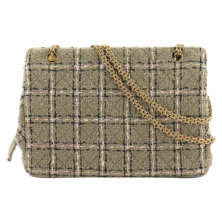 Chanel Gabrielle Small Tweed / Calf Beige