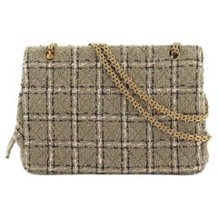 Chanel Vintage 90's Tweed Beige Classic Reissue Tote Bag