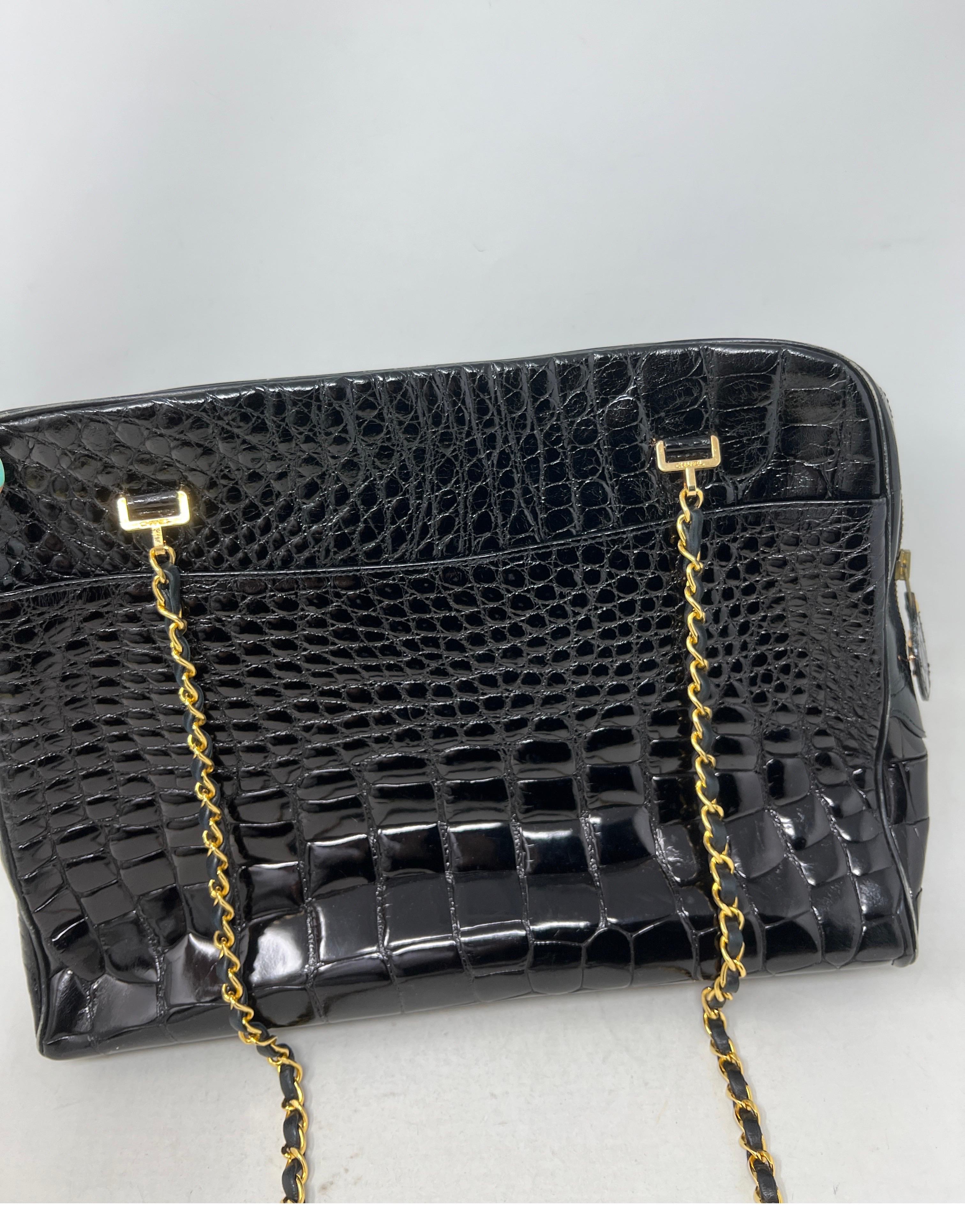 Chanel Vintage Alligator Bag 5