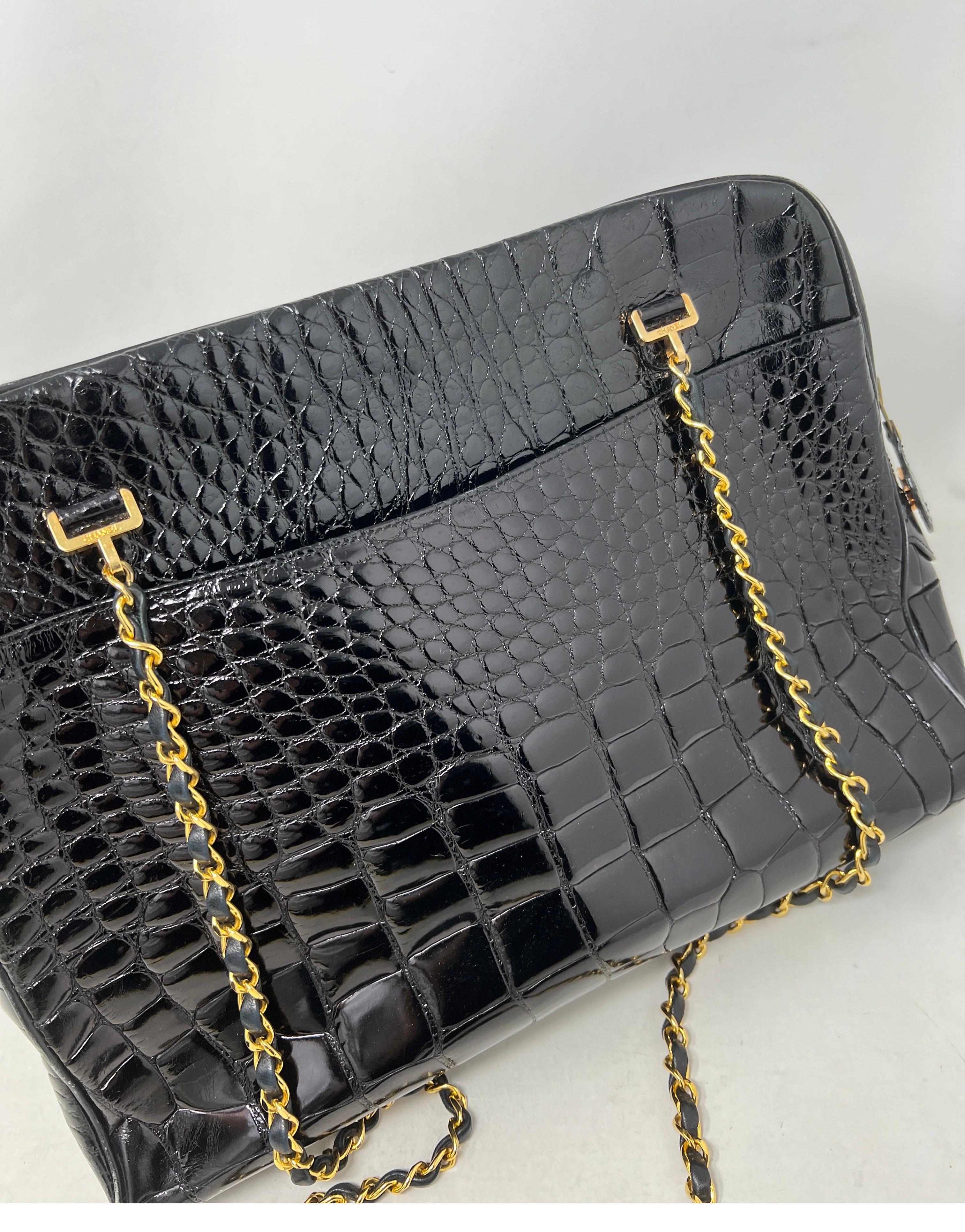 Chanel Vintage Alligator Bag 6