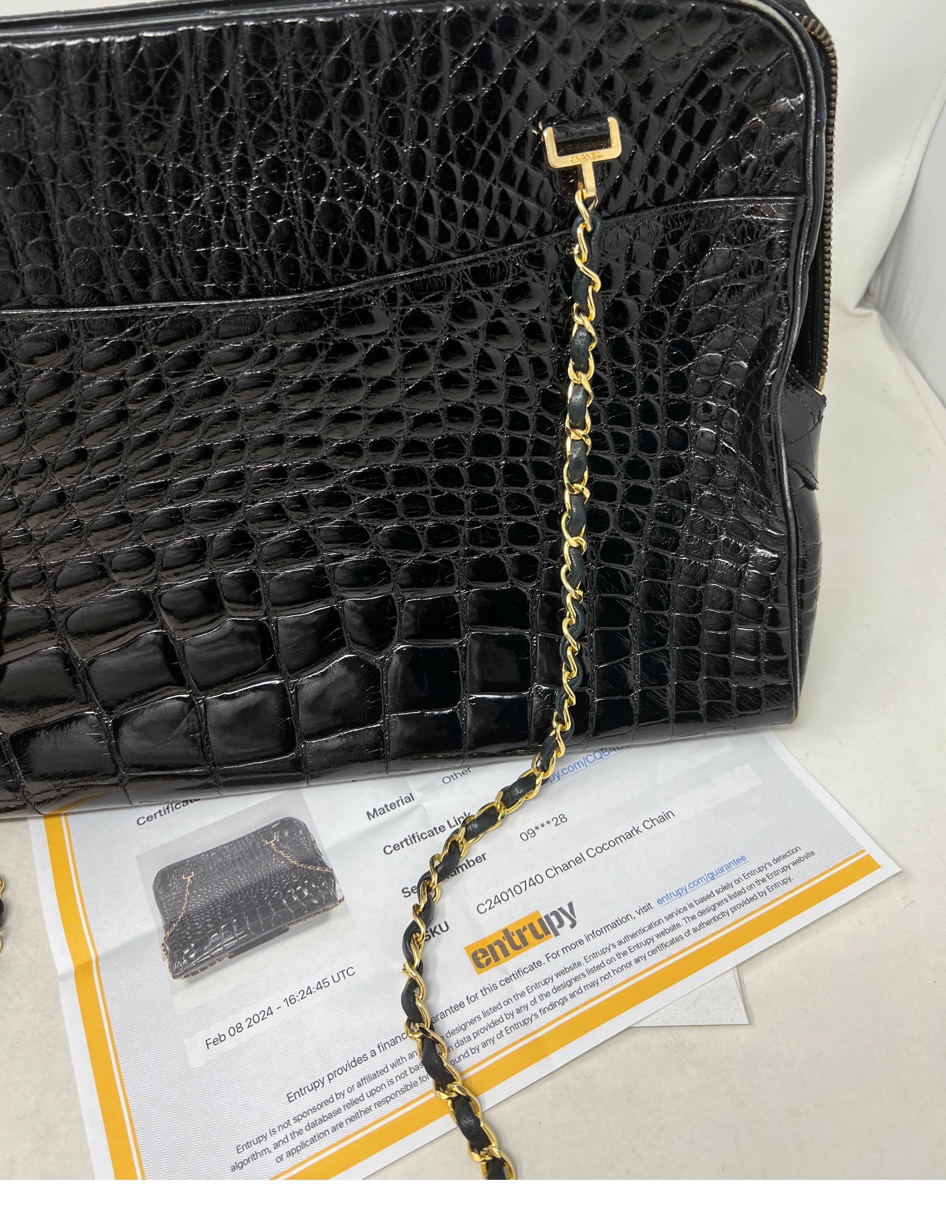 Chanel Vintage Alligator Bag 12