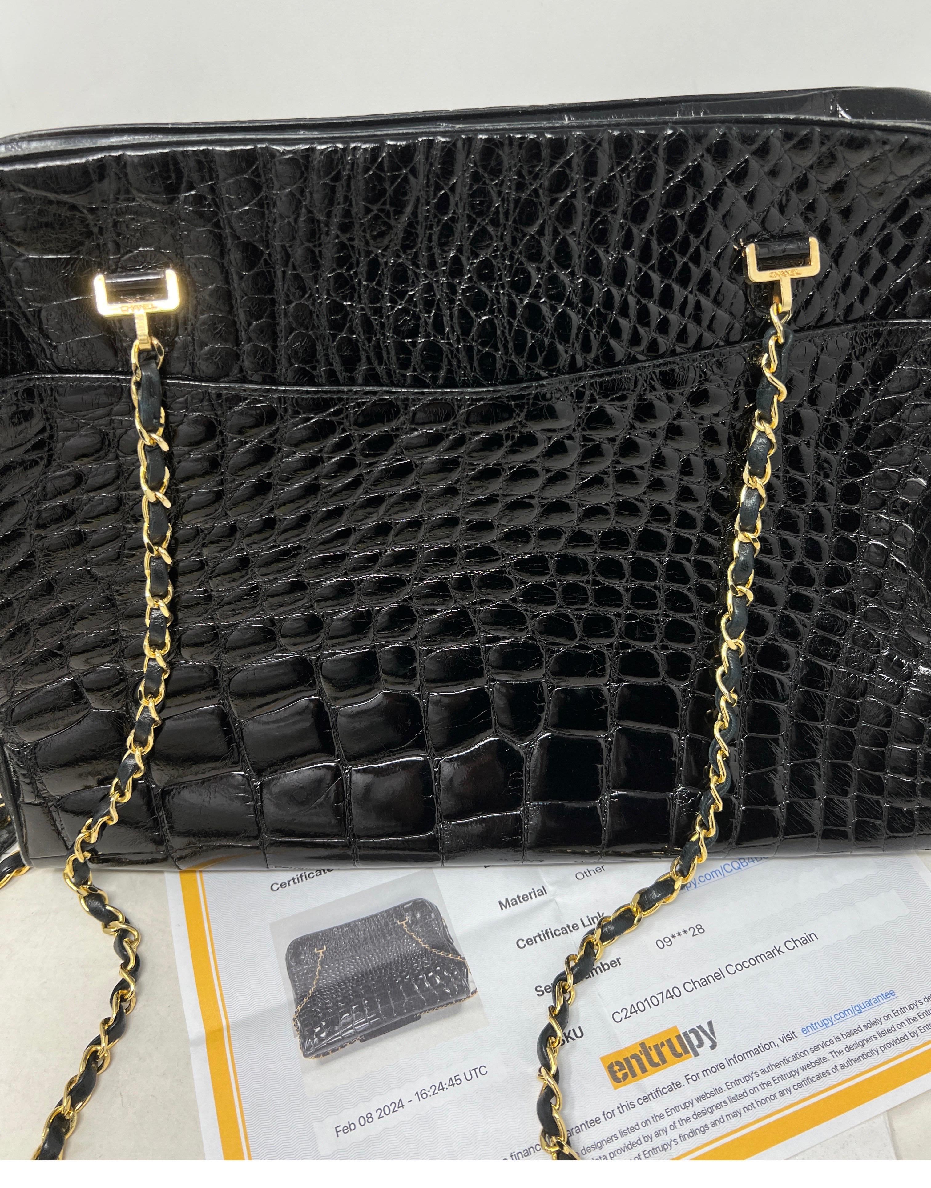 Chanel Vintage Alligator Bag 13