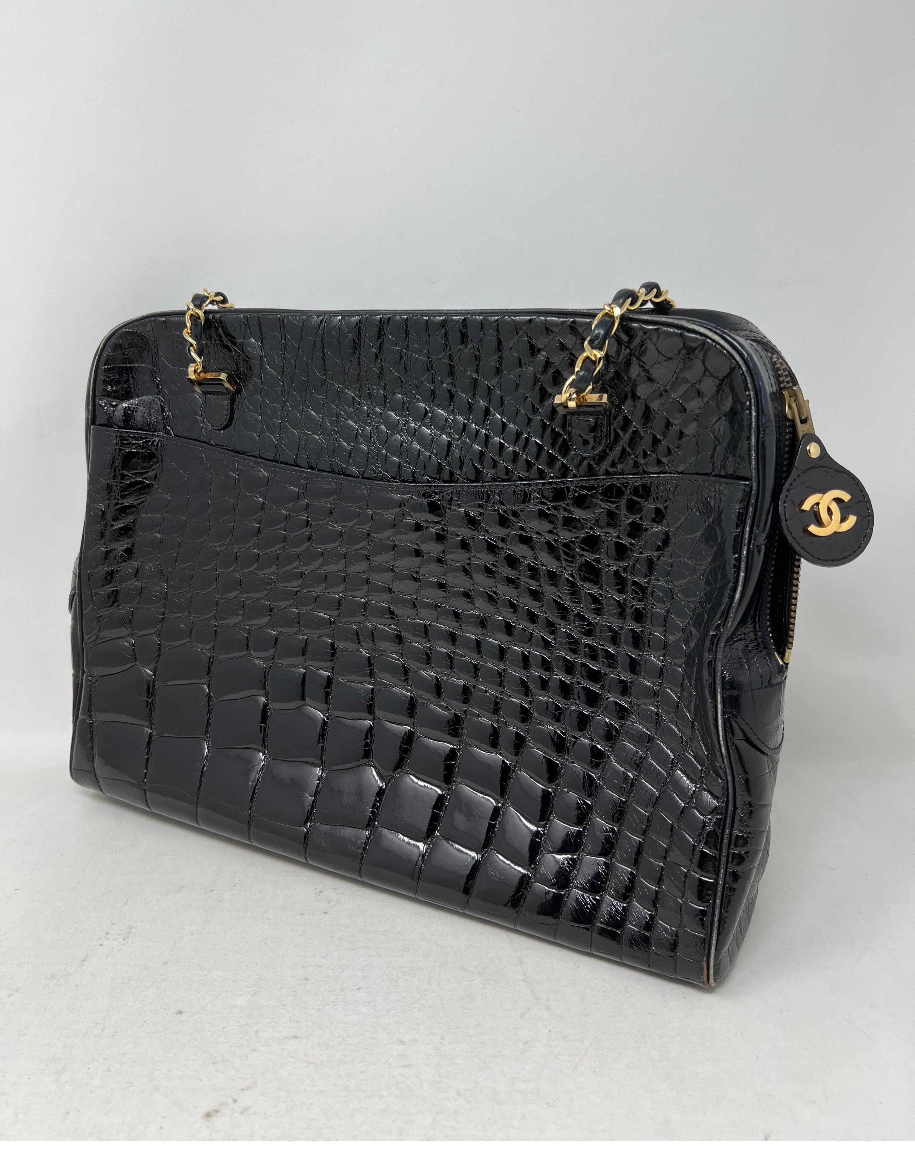 Chanel Vintage Alligator Bag In Good Condition In Athens, GA