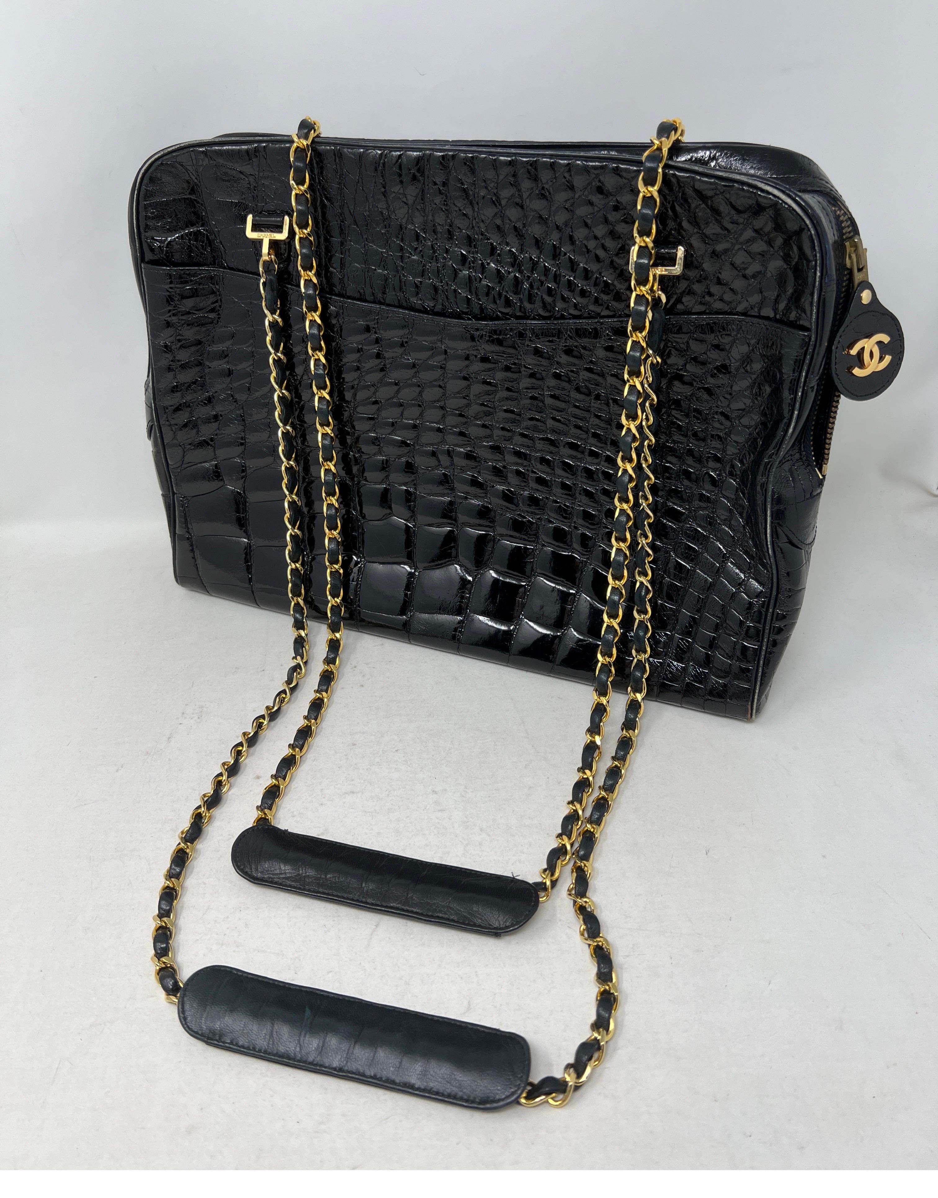 Chanel Vintage Alligator Bag 2