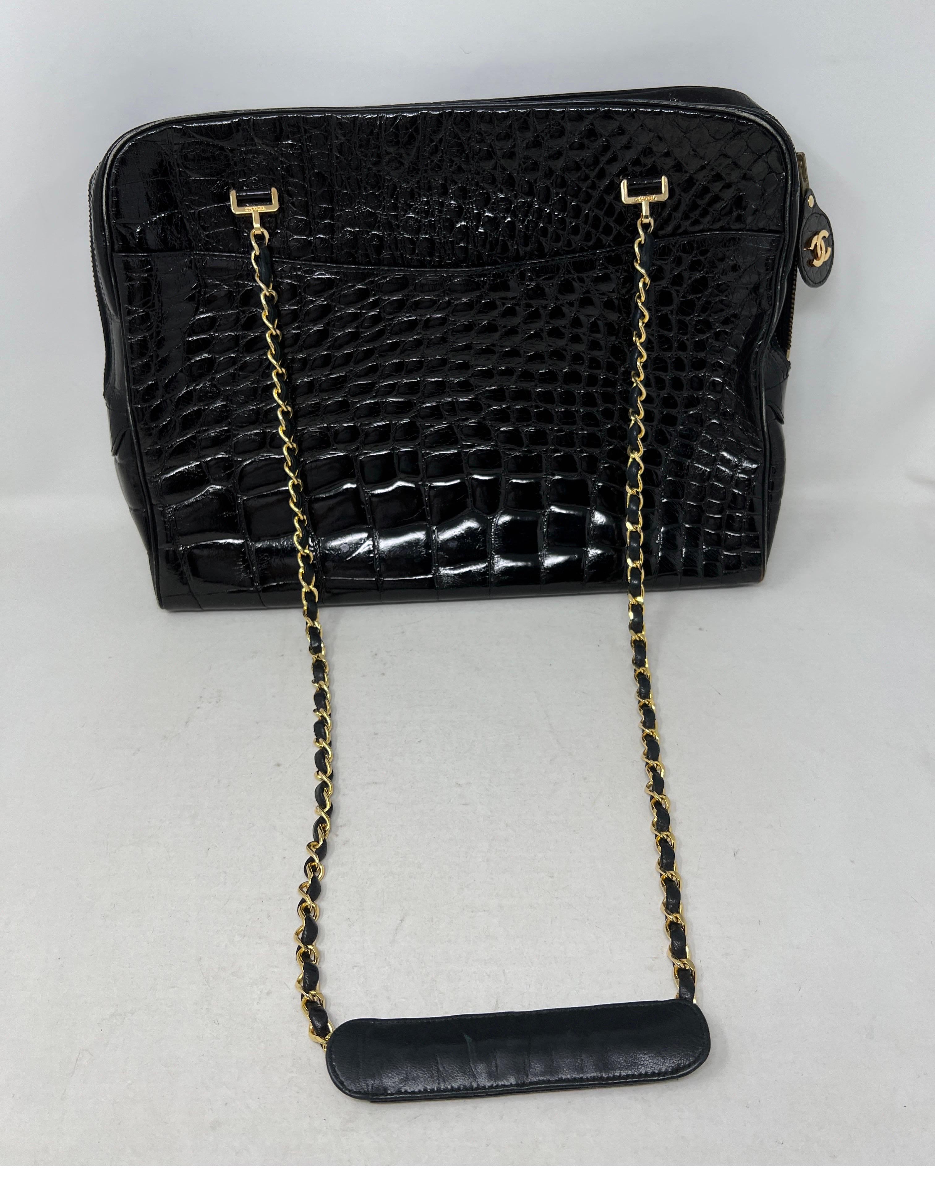 Chanel Vintage Alligator Bag 3