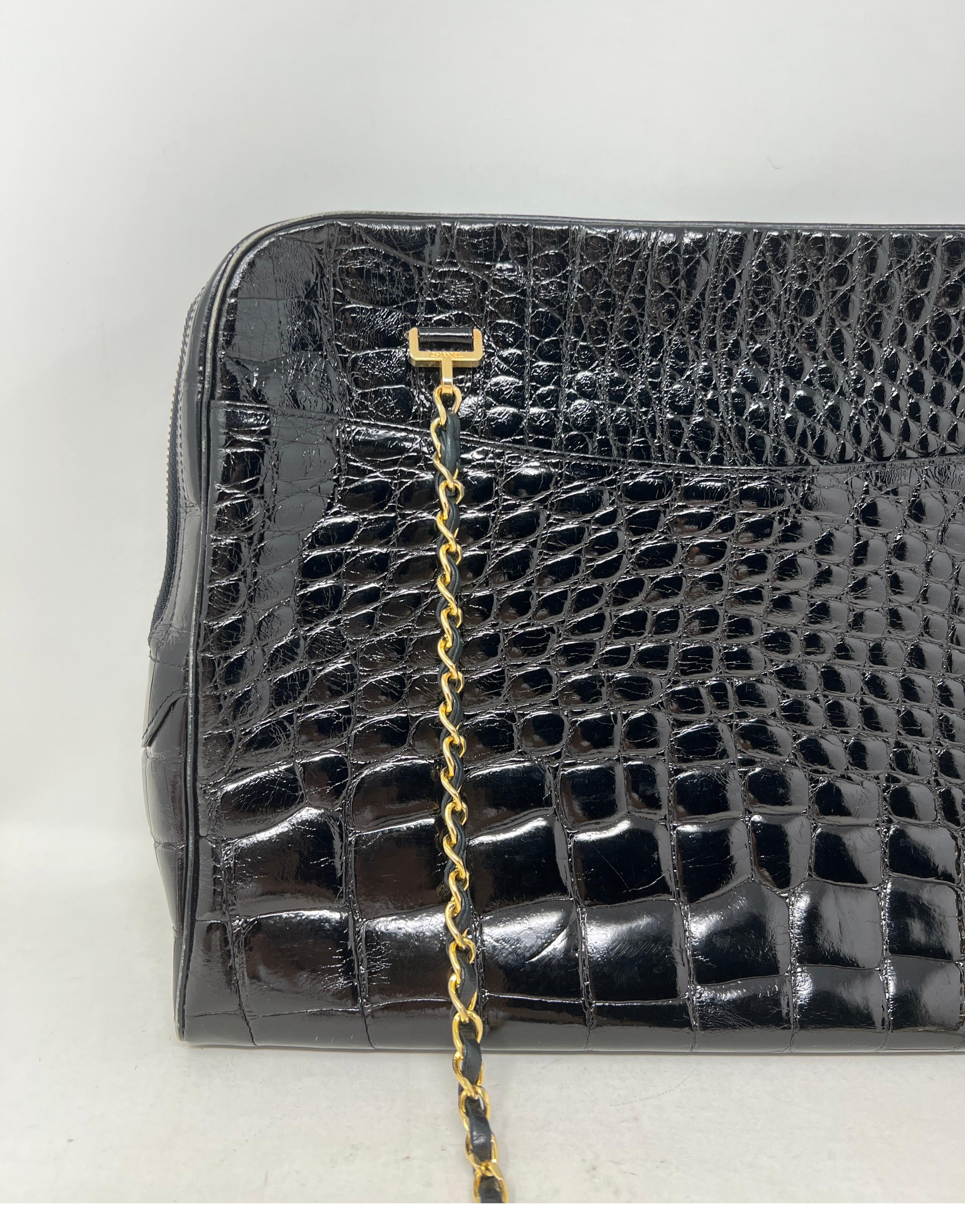 Chanel Vintage Alligator Bag 4