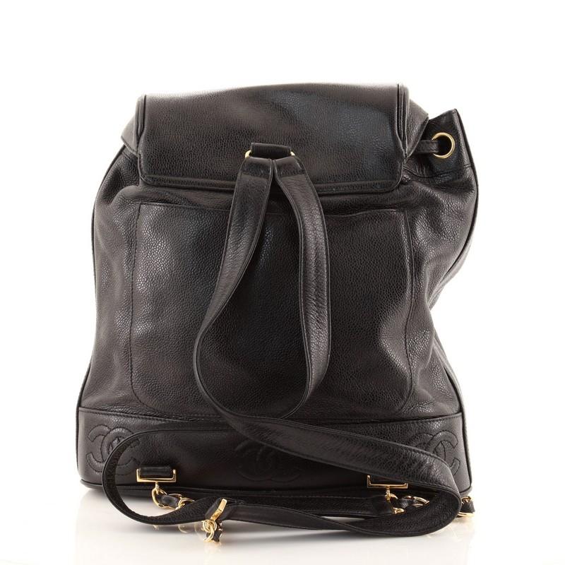 Mochila Chanel Vintage Caviar Mediana en Bueno Estado en NY, NY