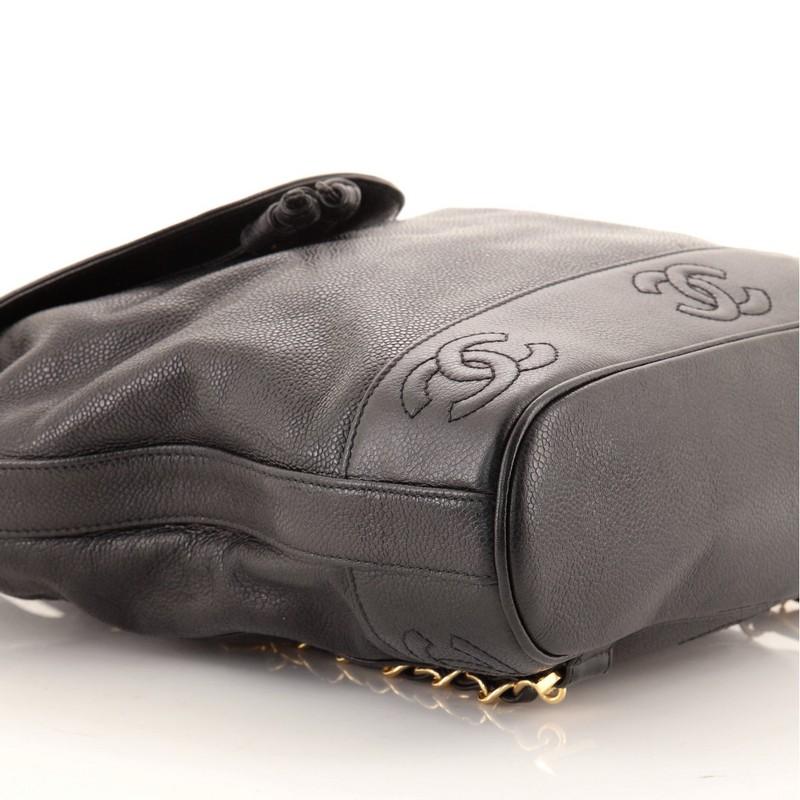 Mochila Chanel Vintage Caviar Mediana 2