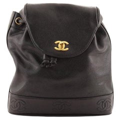 Mochila Chanel Vintage Caviar Mediana