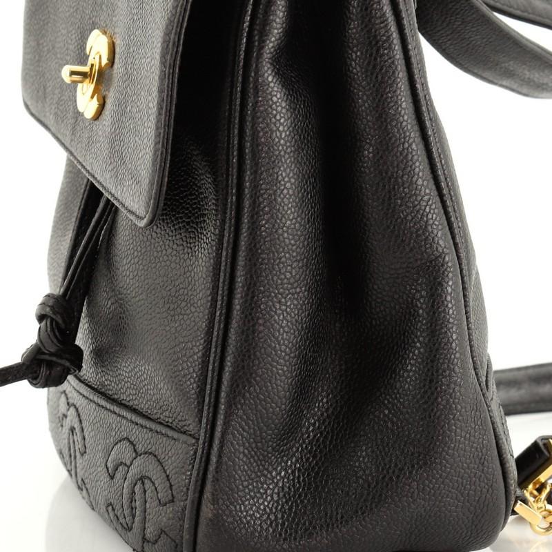 Chanel Vintage Backpack Caviar Small 2