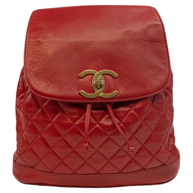 Chanel CC Day Backpack Quilted Caviar Mini at 1stDibs chanel pink