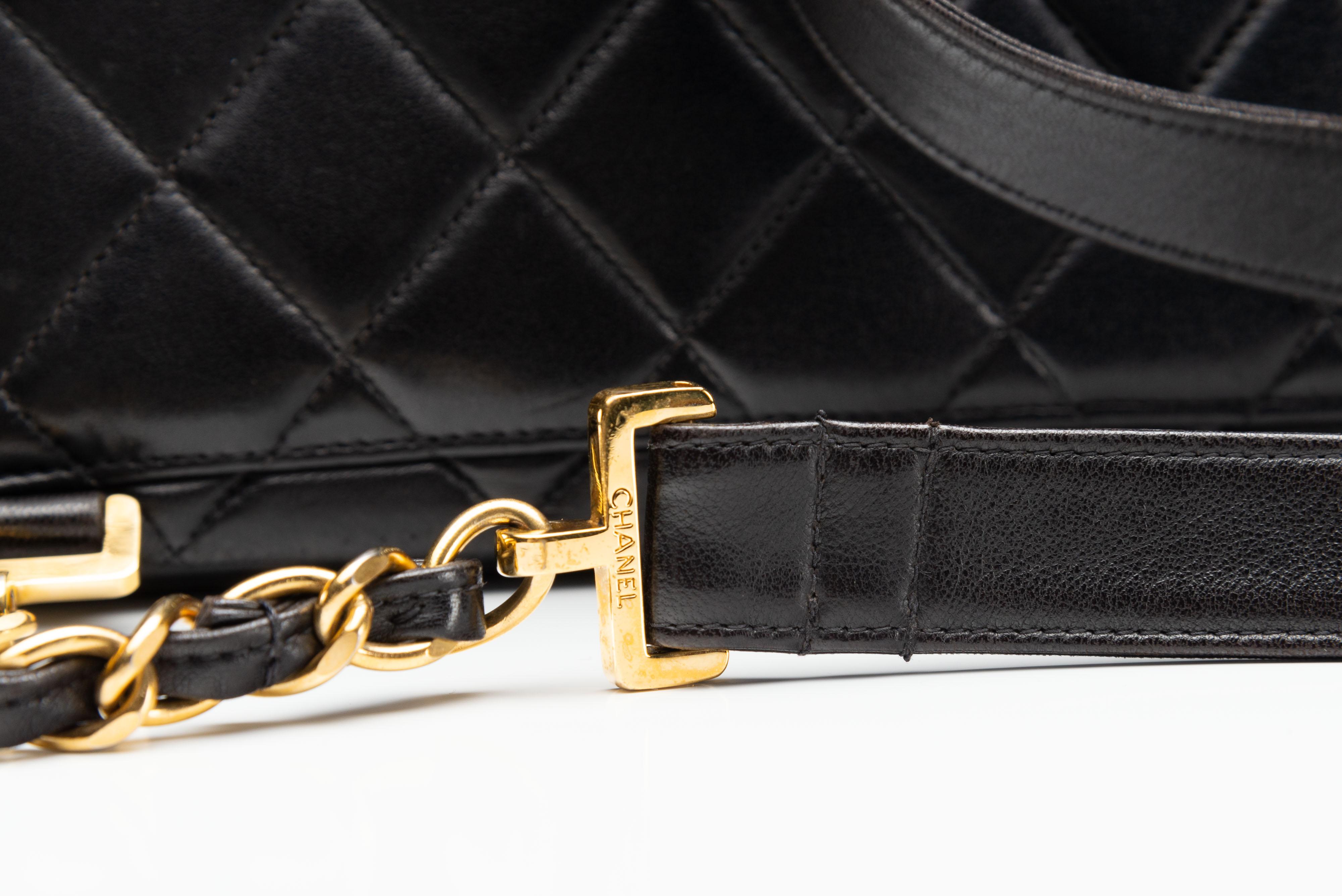 Chanel Vintage Backpack Lambskin 24k Gold-Plated Hardware RARE 2