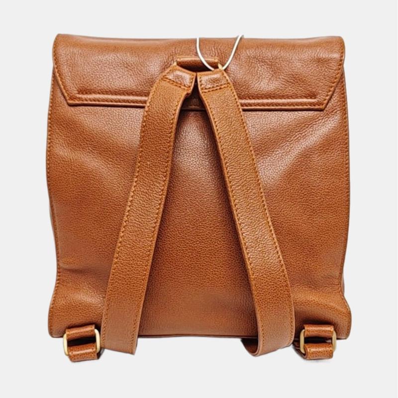 Chanel Vintage Backpack Tan Brown Caviar Leather Gold Hardware 1997-99 Pour femmes en vente