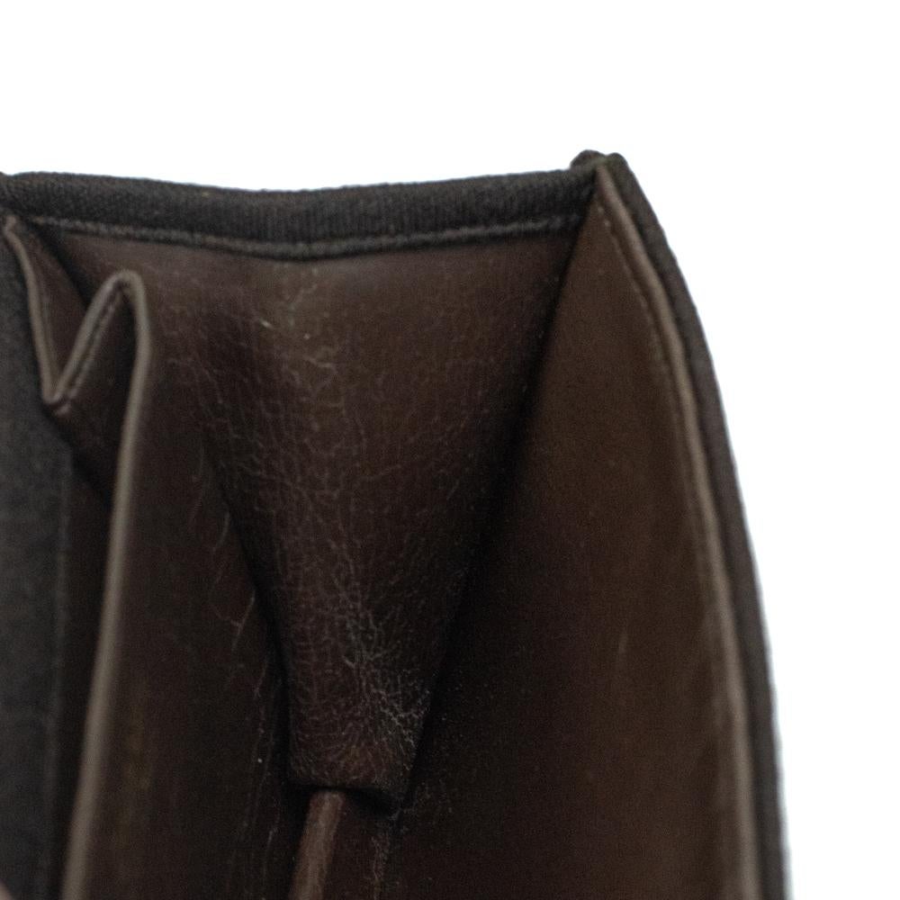 CHANEL, Vintage bag in brown cloth  For Sale 3
