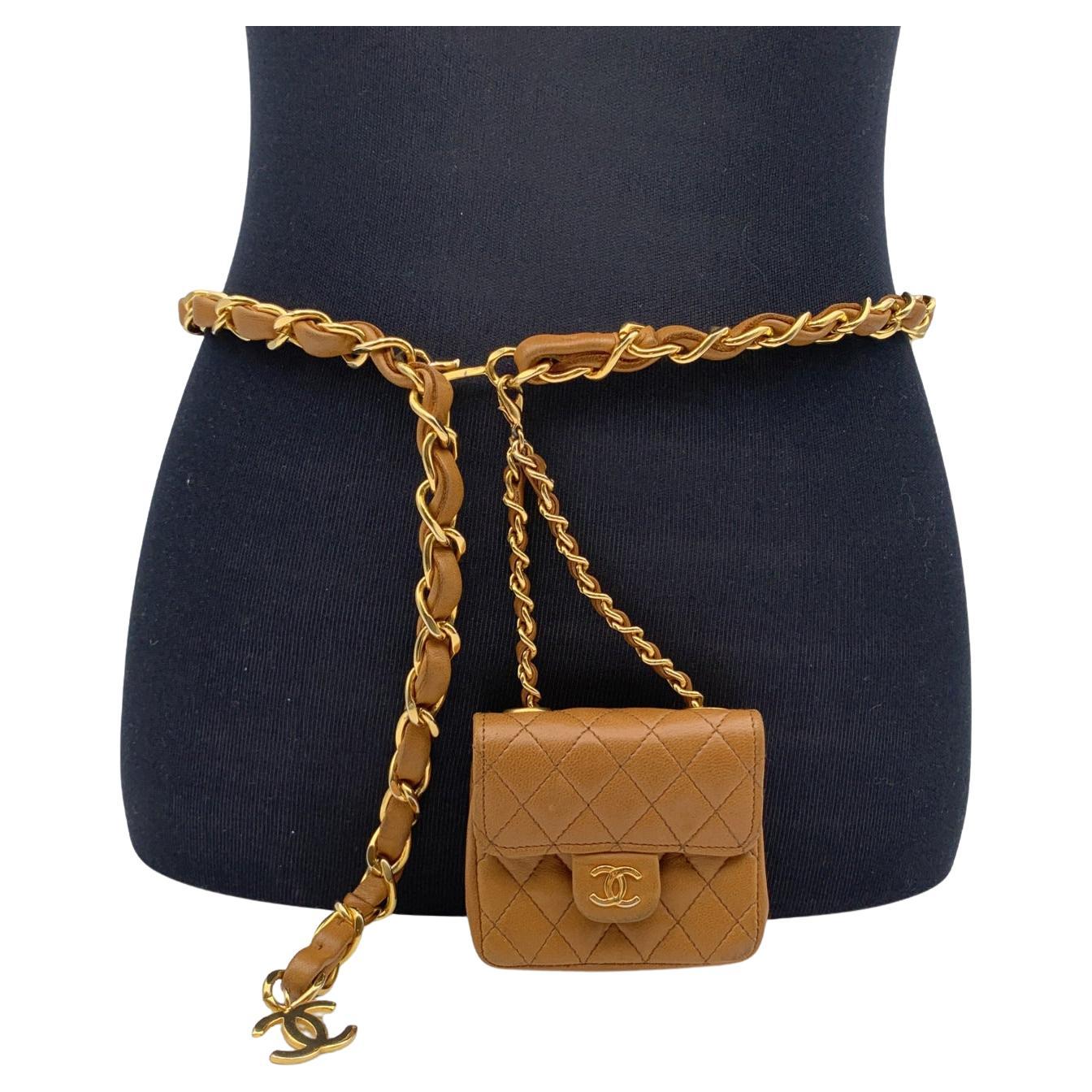 chain belt bag chanel