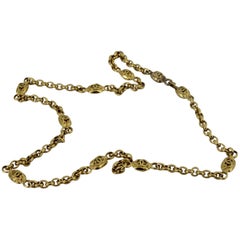 Chanel Vintage Belt and/or Necklace in Gold Plated Metal