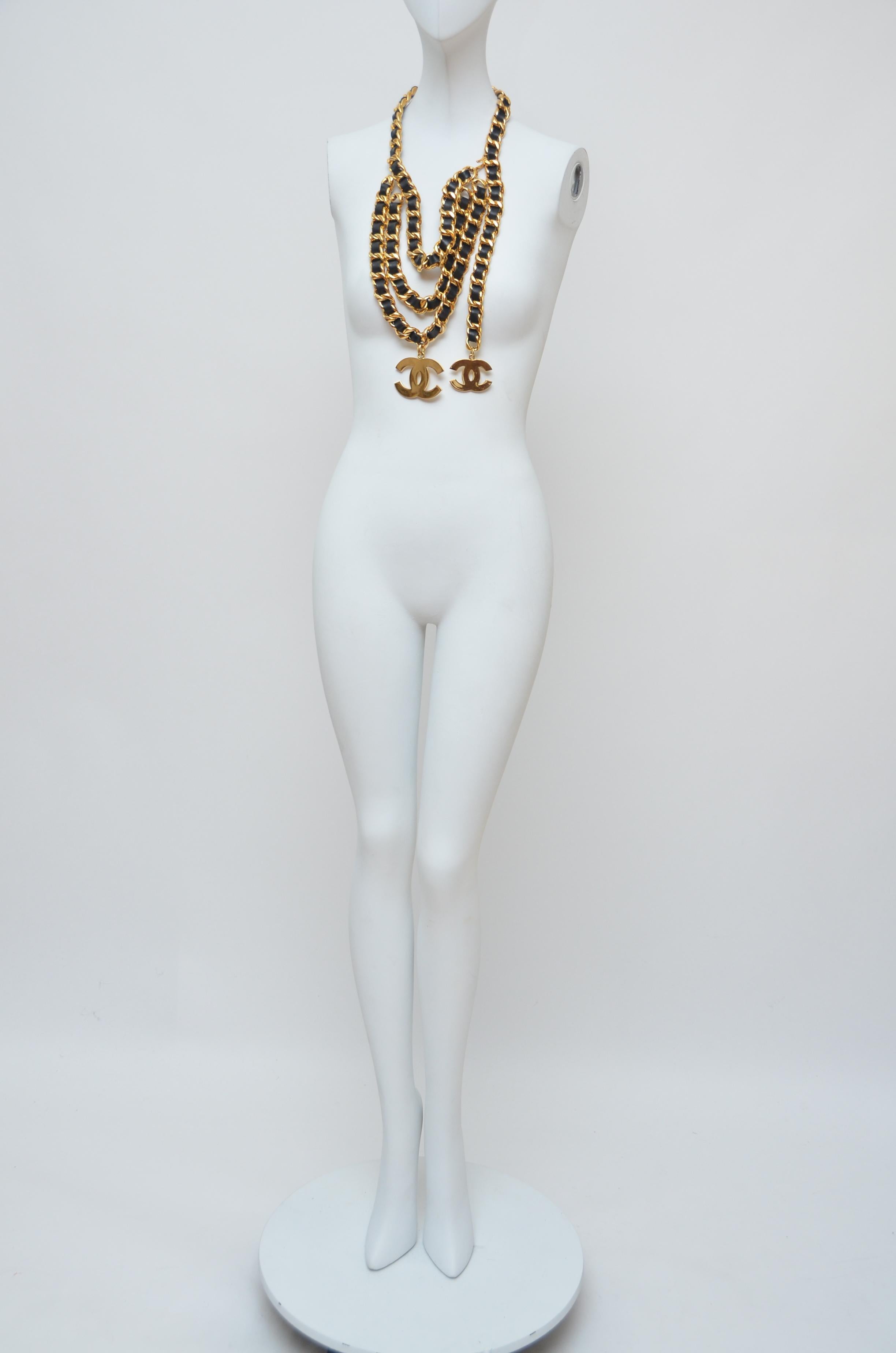 chanel vintage chain
