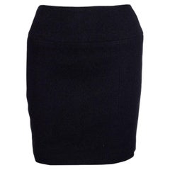 Chanel, Vintage black boucle skirt.