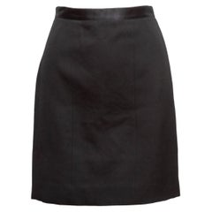 Chanel Vintage Black Boutique Mini Skirt