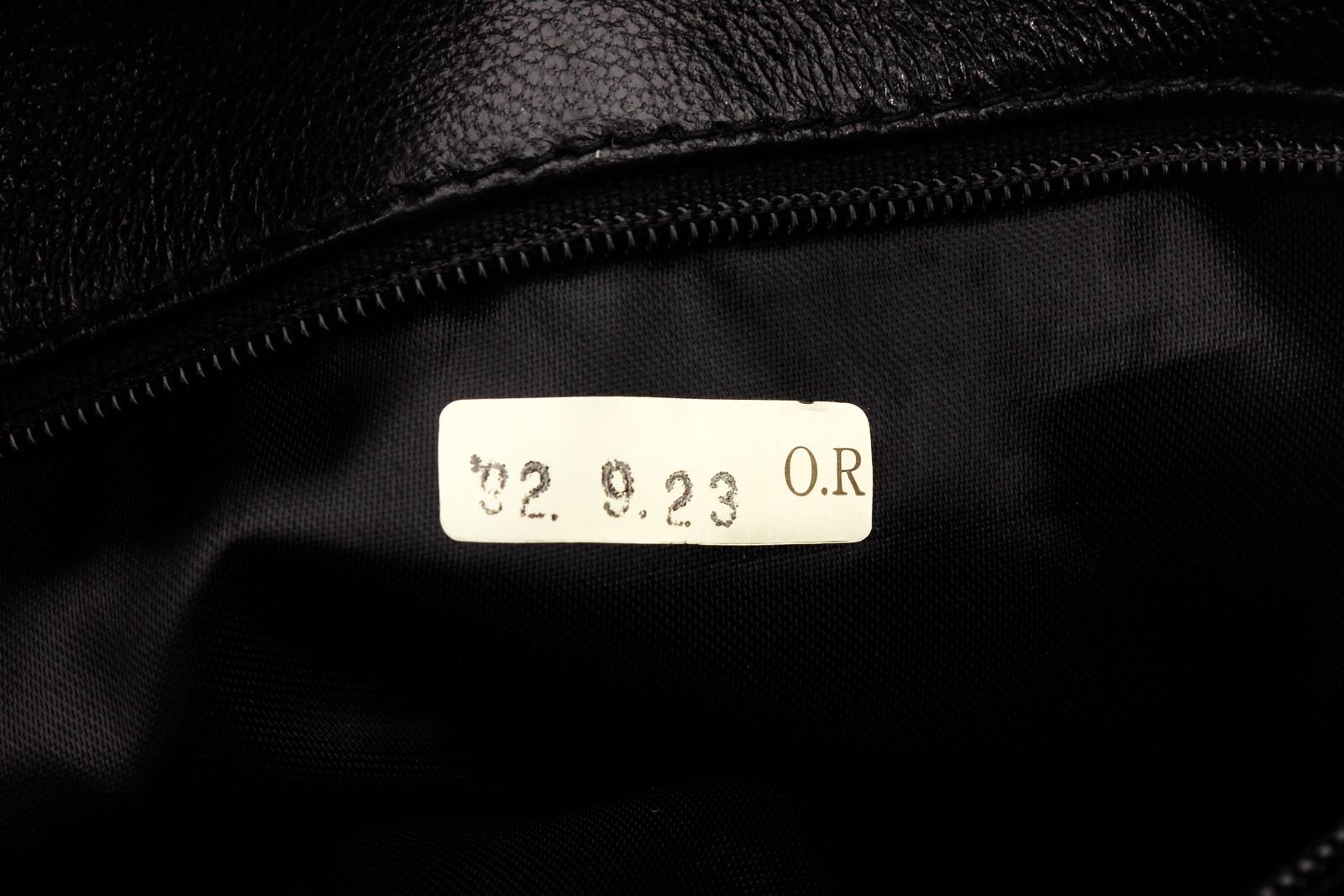 Chanel Vintage Black Calfskin Leather CC Camera Bag In Fair Condition In Irvine, CA