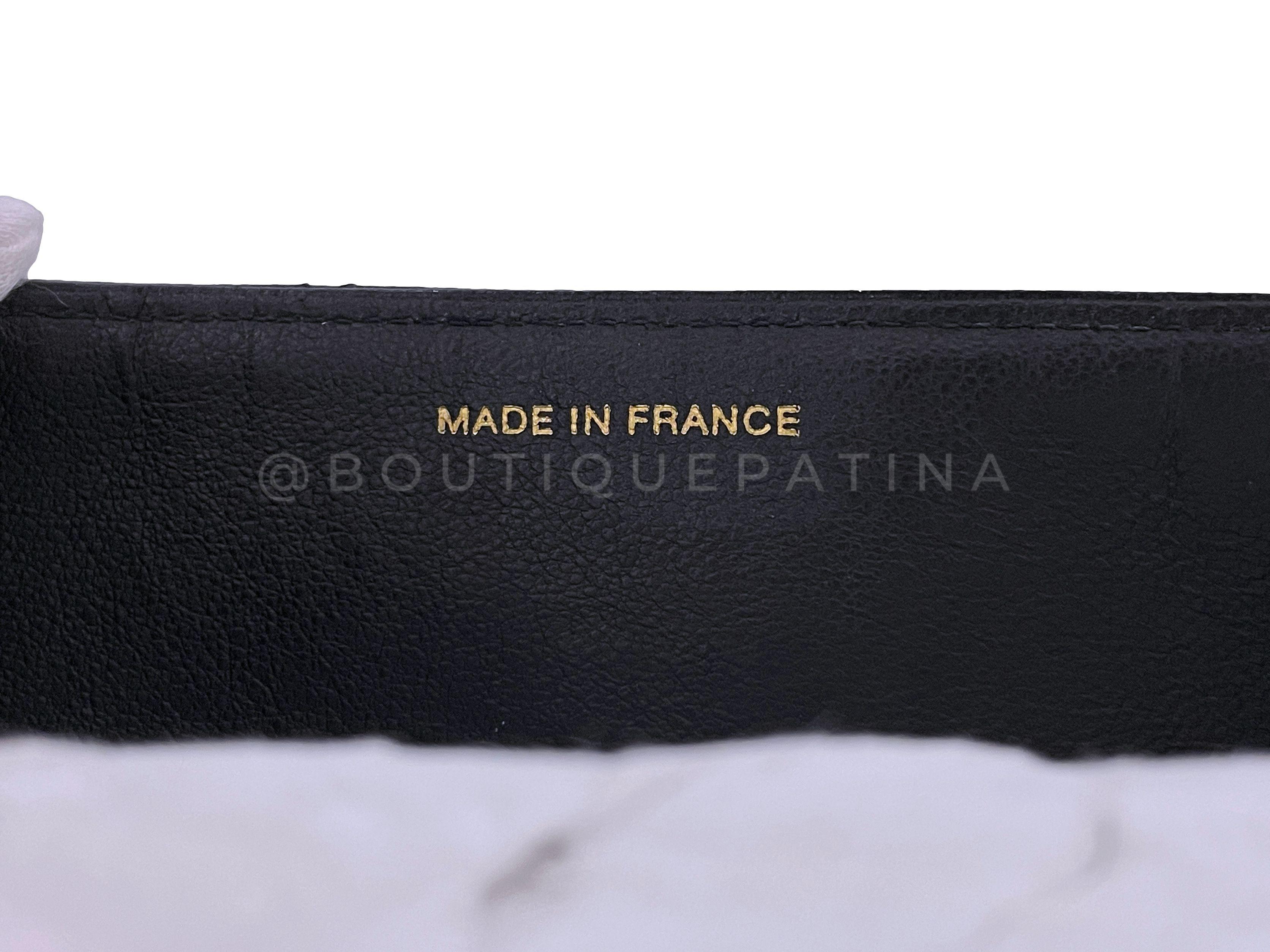 Chanel Vintage Black Caviar Briefcase Tote Bag 24k GHW 64896 For Sale 8
