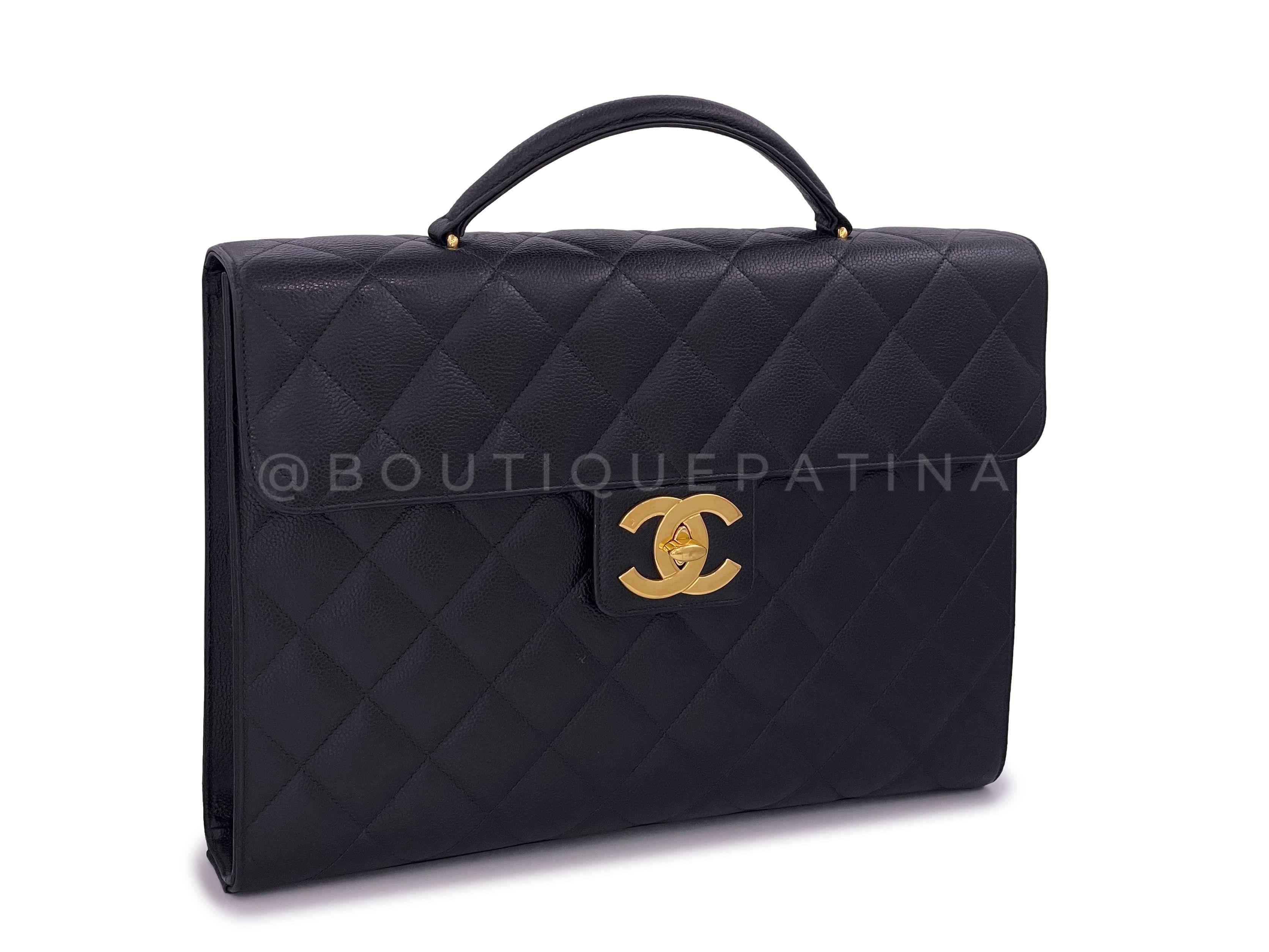 Store SKU: 64896
Vintage caviar bags are extremely hard to find -- usually vintage Chanel bags are in lambskin. The combination of the pebbled calfskin with the 24k gold plated hardware is a holy grail for many Chanel enthusiasts. 

A Chanel classic