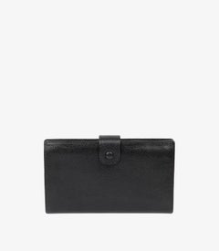 Chanel Vintage Black Caviar Leather Timeless Long Wallet