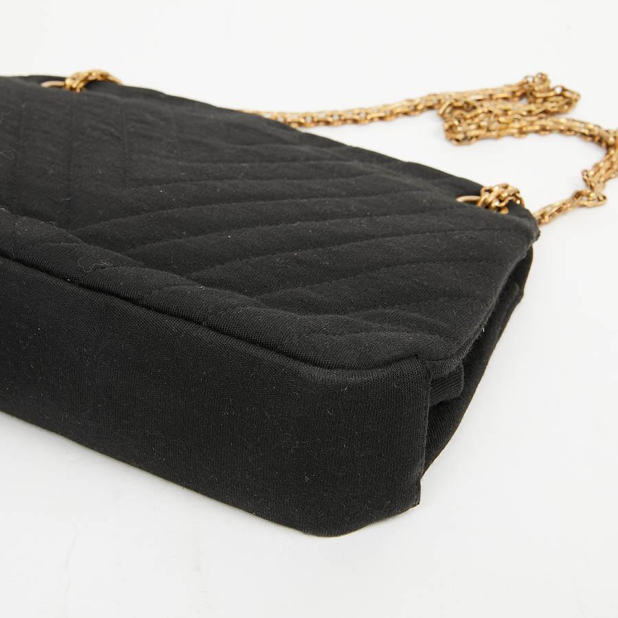 Women's CHANEL Vintage Black Jersey Bag